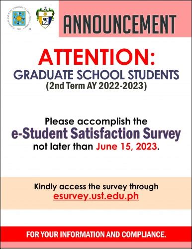 esurvey ust|Link to survey: https://esurvey.ust.edu.ph/ .